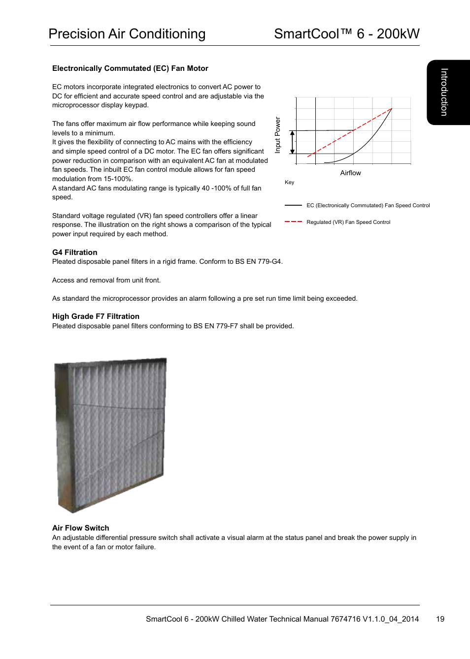 Precision air conditioning smartcool™ 6 - 200kw | Airedale SmartCool 11-233kW User Manual | Page 19 / 194