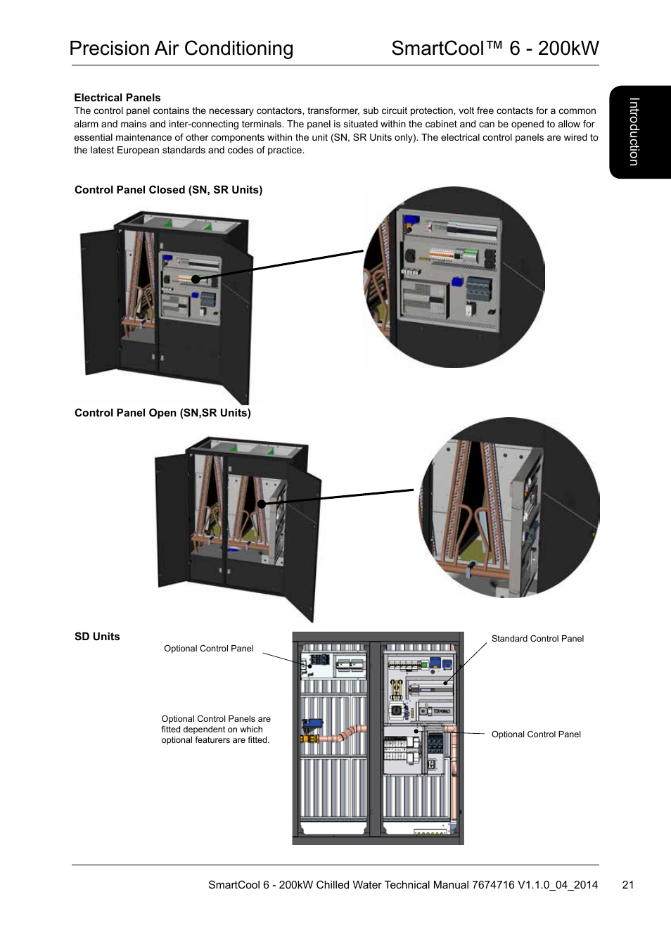 Precision air conditioning smartcool™ 6 - 200kw | Airedale SmartCool 11-233kW User Manual | Page 21 / 194