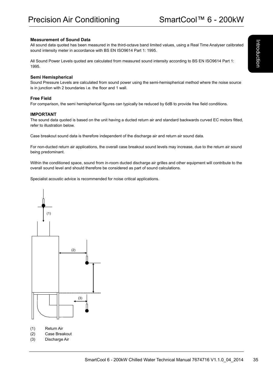 Precision air conditioning smartcool™ 6 - 200kw | Airedale SmartCool 11-233kW User Manual | Page 35 / 194