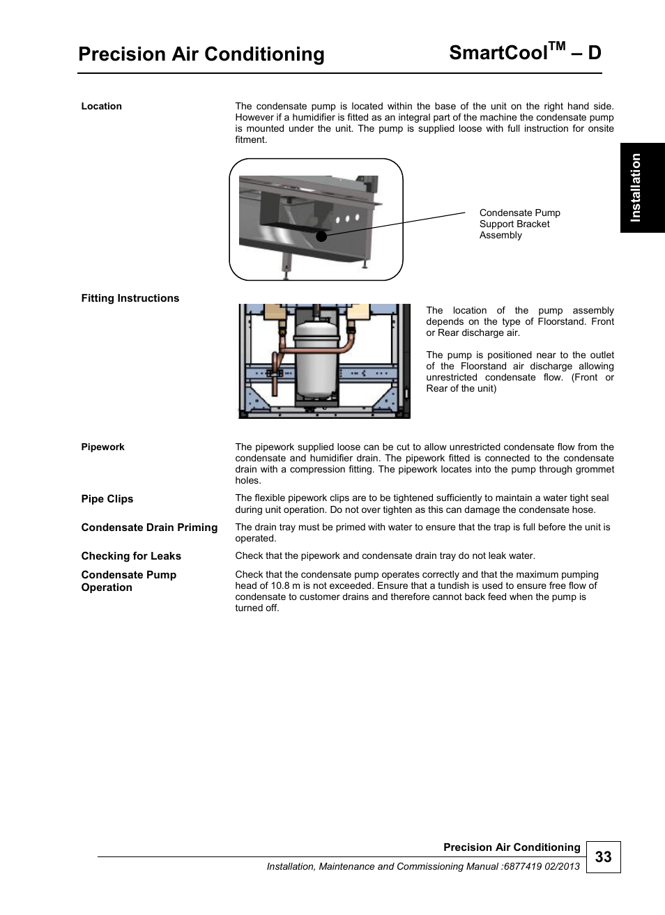 Precision air conditioning, Smartcool | Airedale SmartCool 11-233kW User Manual | Page 33 / 218
