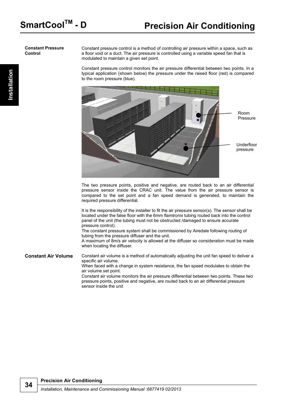 Smartcool, Precision air conditioning | Airedale SmartCool 11-233kW User Manual | Page 34 / 218