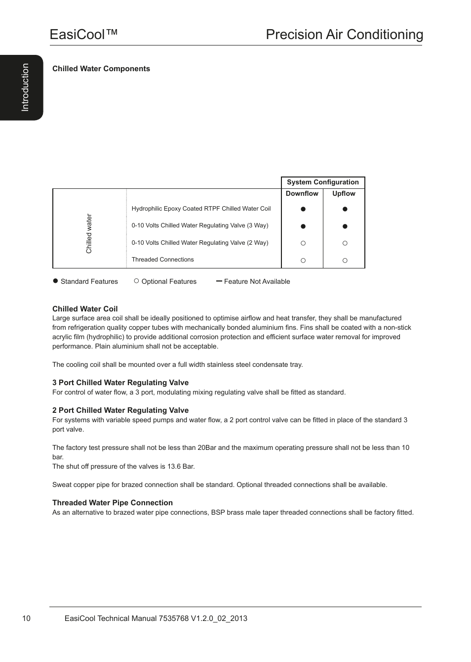 Easicool™ precision air conditioning | Airedale EasiCool 6kW  64kW User Manual | Page 10 / 122