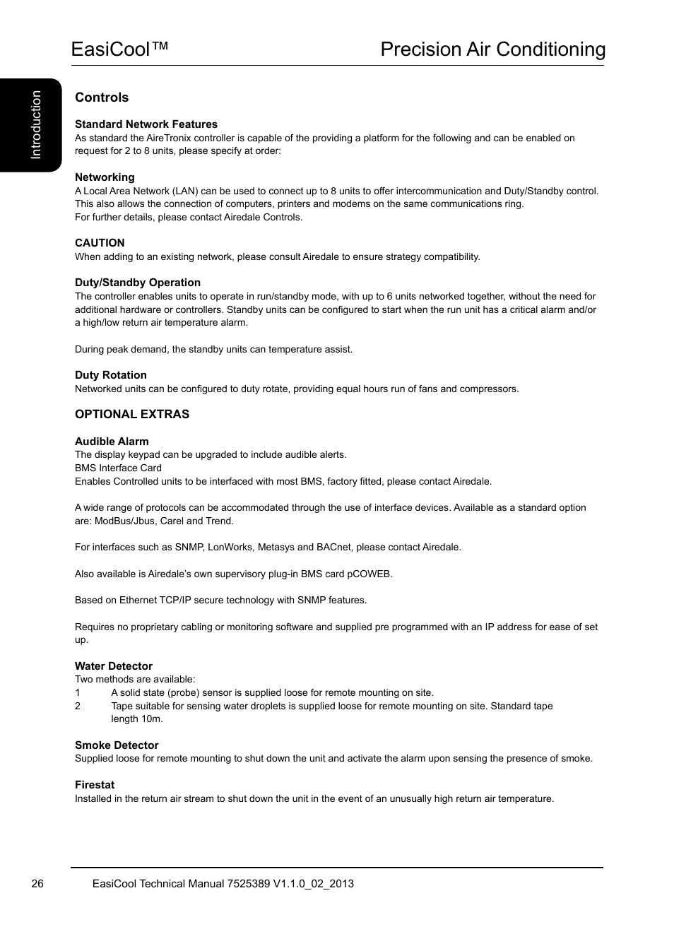 Easicool™ precision air conditioning | Airedale EasiCool 6kW  64kW User Manual | Page 26 / 134