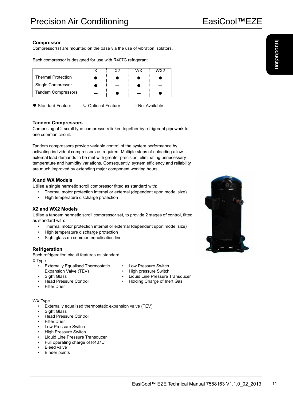 Easicool™eze precision air conditioning | Airedale EasiCool 6kW  64kW User Manual | Page 11 / 142