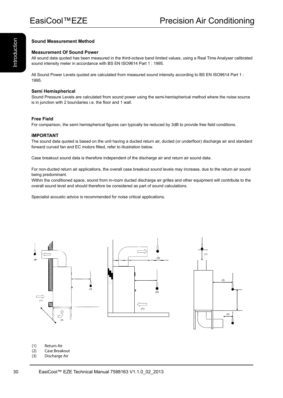 Easicool™eze precision air conditioning, Introduction | Airedale EasiCool 6kW  64kW User Manual | Page 30 / 142