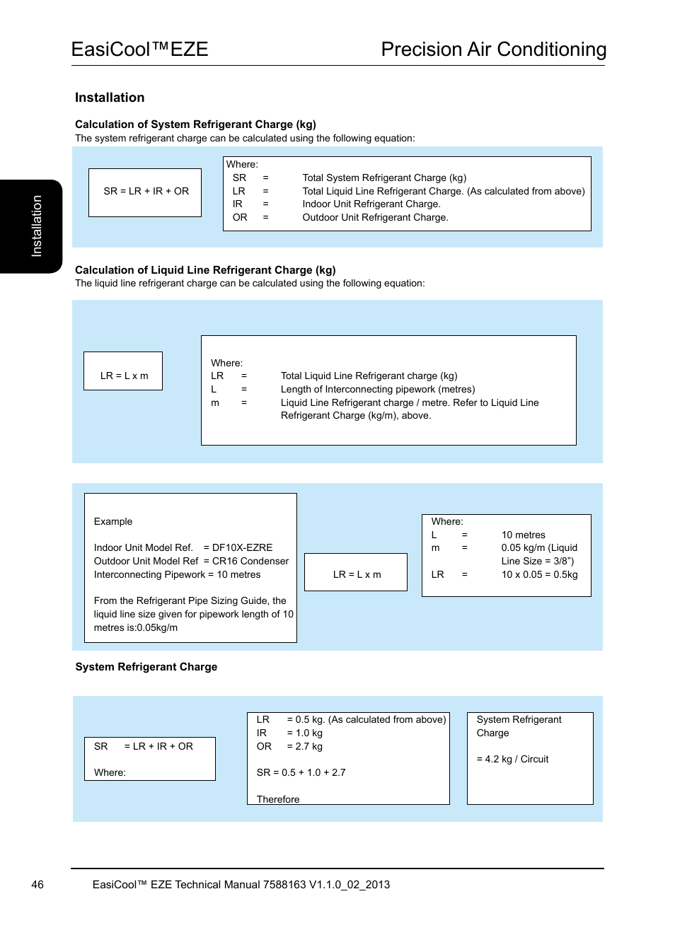 Easicool™eze precision air conditioning | Airedale EasiCool 6kW  64kW User Manual | Page 46 / 142