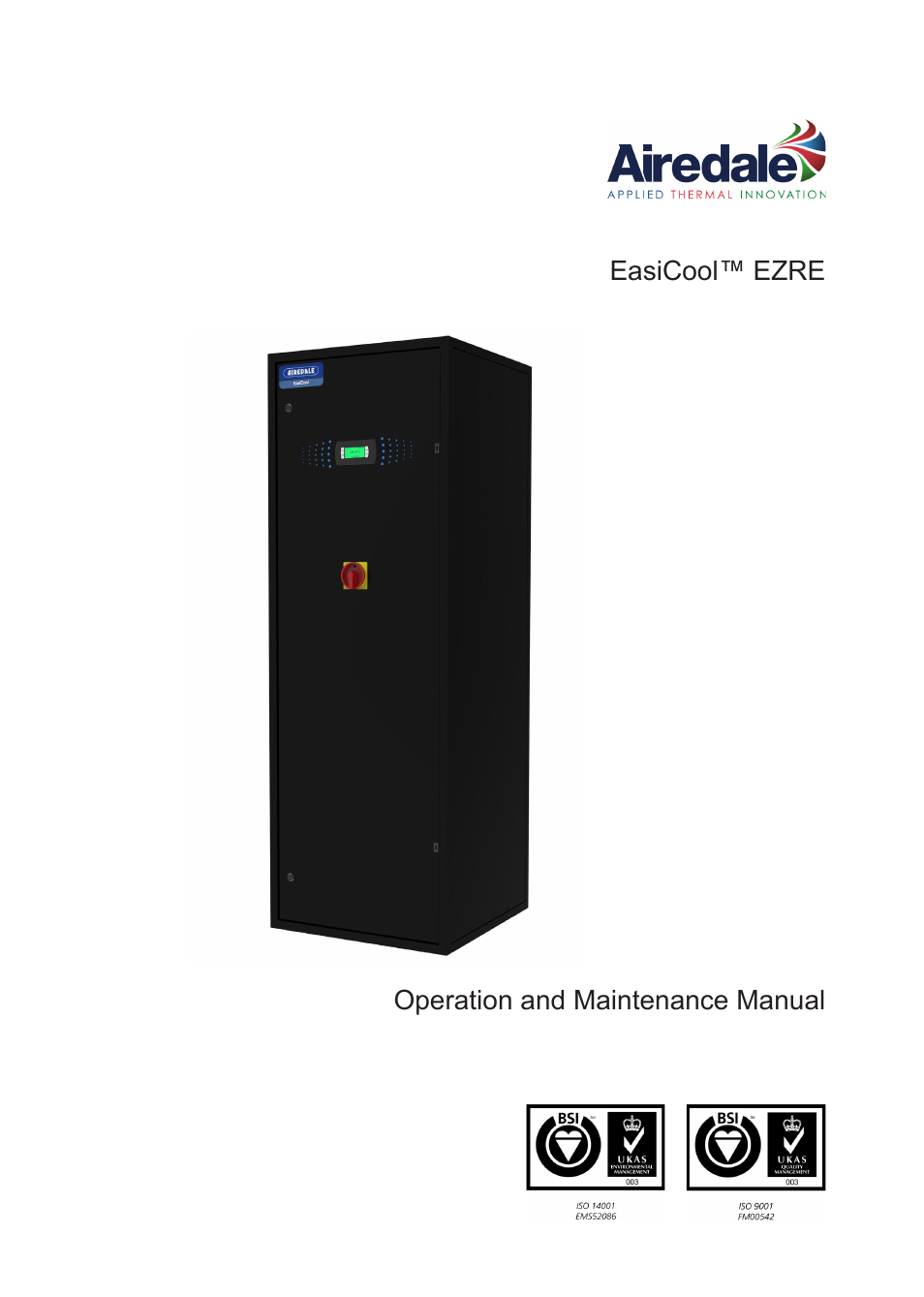 Airedale EasiCool 6kW  64kW User Manual | 34 pages