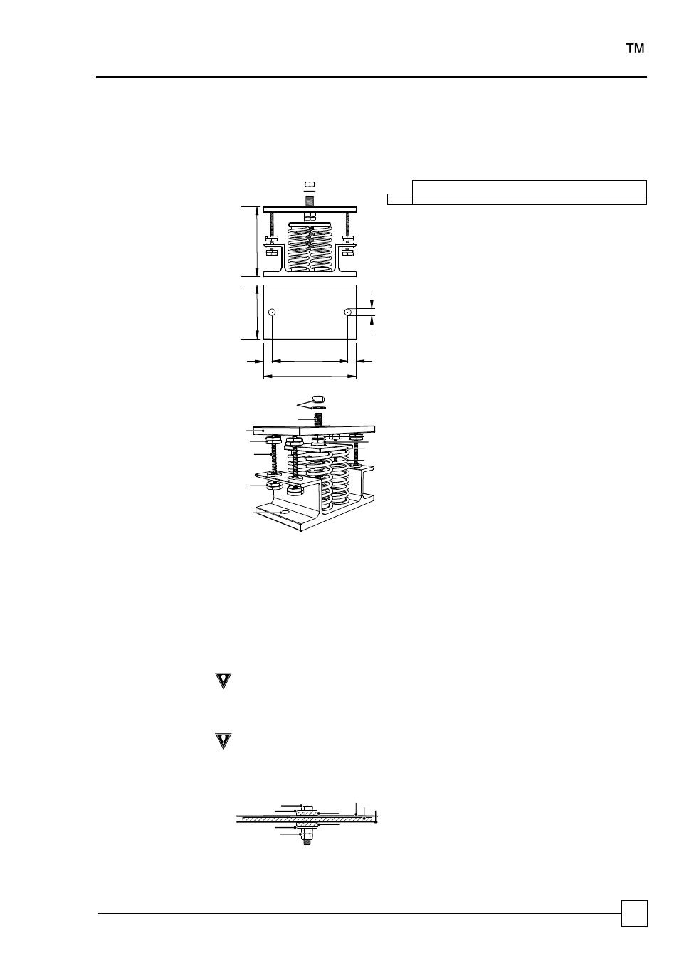 Anti vibration mounting (optional), Chillers optichill, Installation data | Airedale OptiChill FreeCool 500kW - 1365kW User Manual | Page 65 / 71