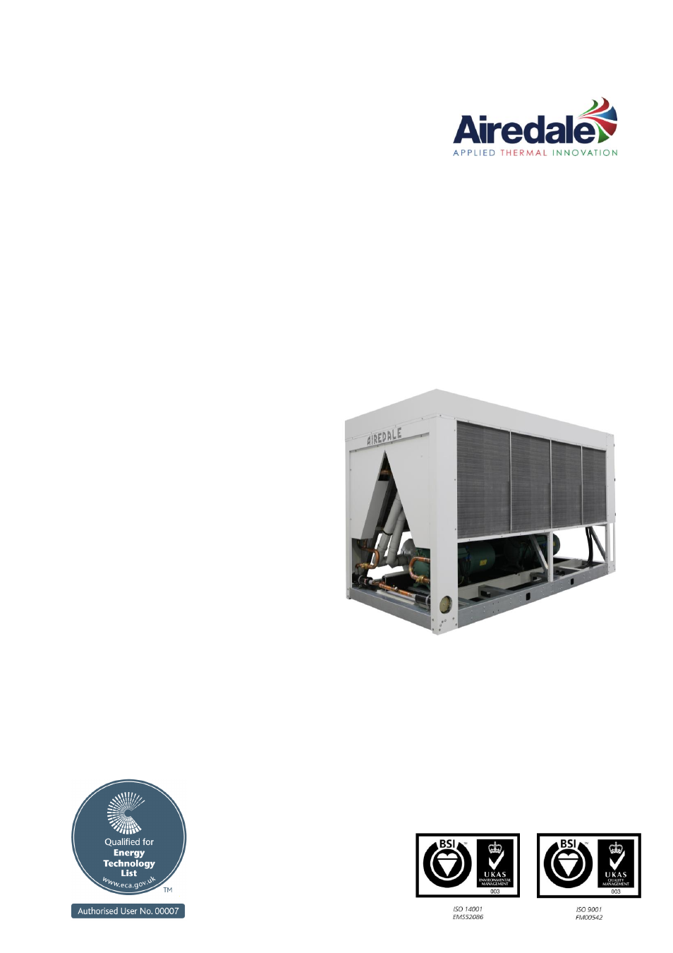 Airedale OptiChill FreeCool 500kW - 1365kW User Manual | 60 pages