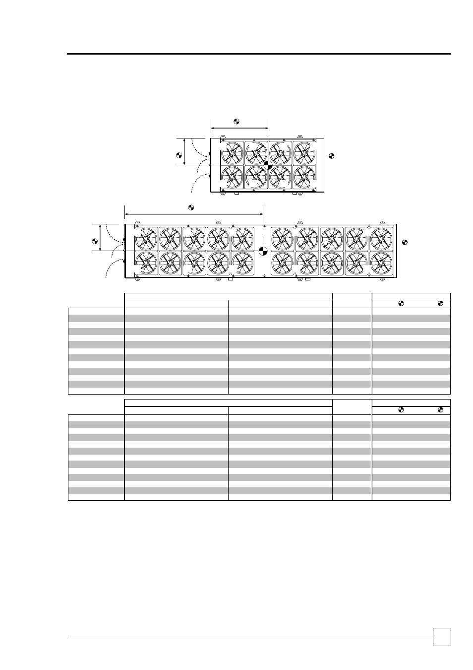 Installation data, Chillers optichill, Chillers | High efficiency | Airedale OptiChill FreeCool 500kW - 1365kW User Manual | Page 17 / 60