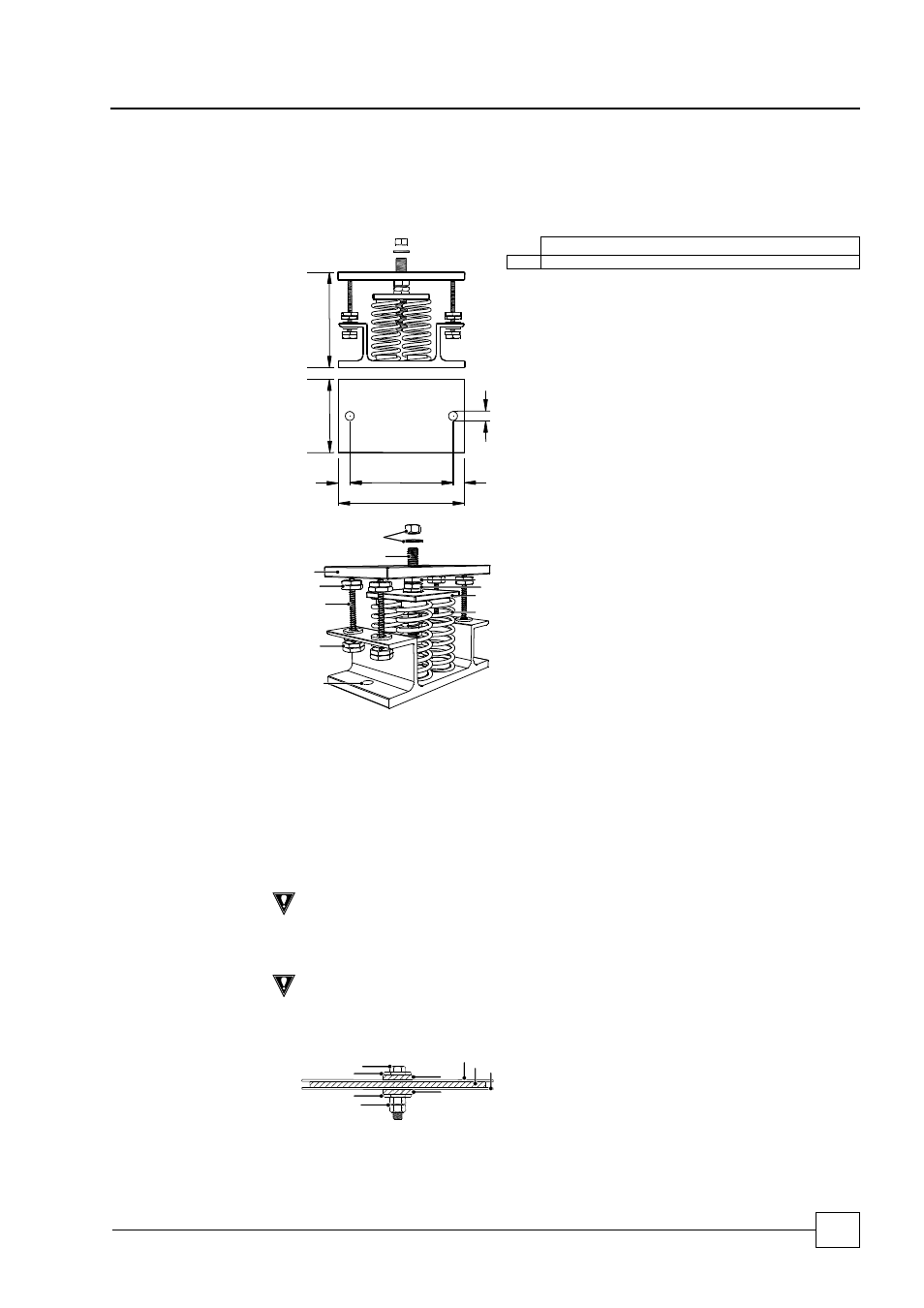 Anti vibration mounting (optional), Chillers optichill freecool, Installation data | Airedale OptiChill FreeCool 500kW - 1365kW User Manual | Page 113 / 122