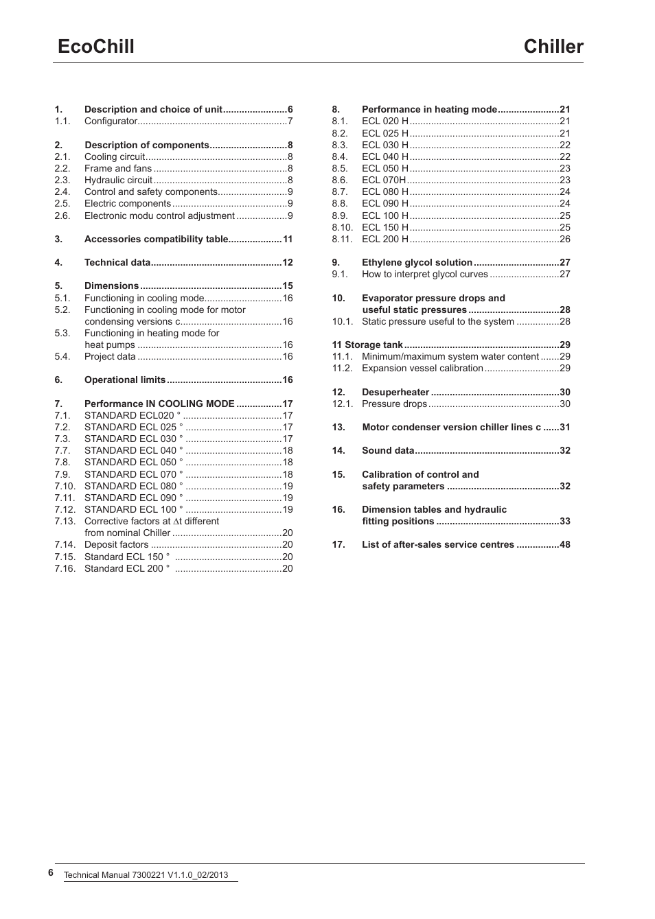 Ecochill chiller | Airedale EcoChill 6kW - 46kW User Manual | Page 6 / 52