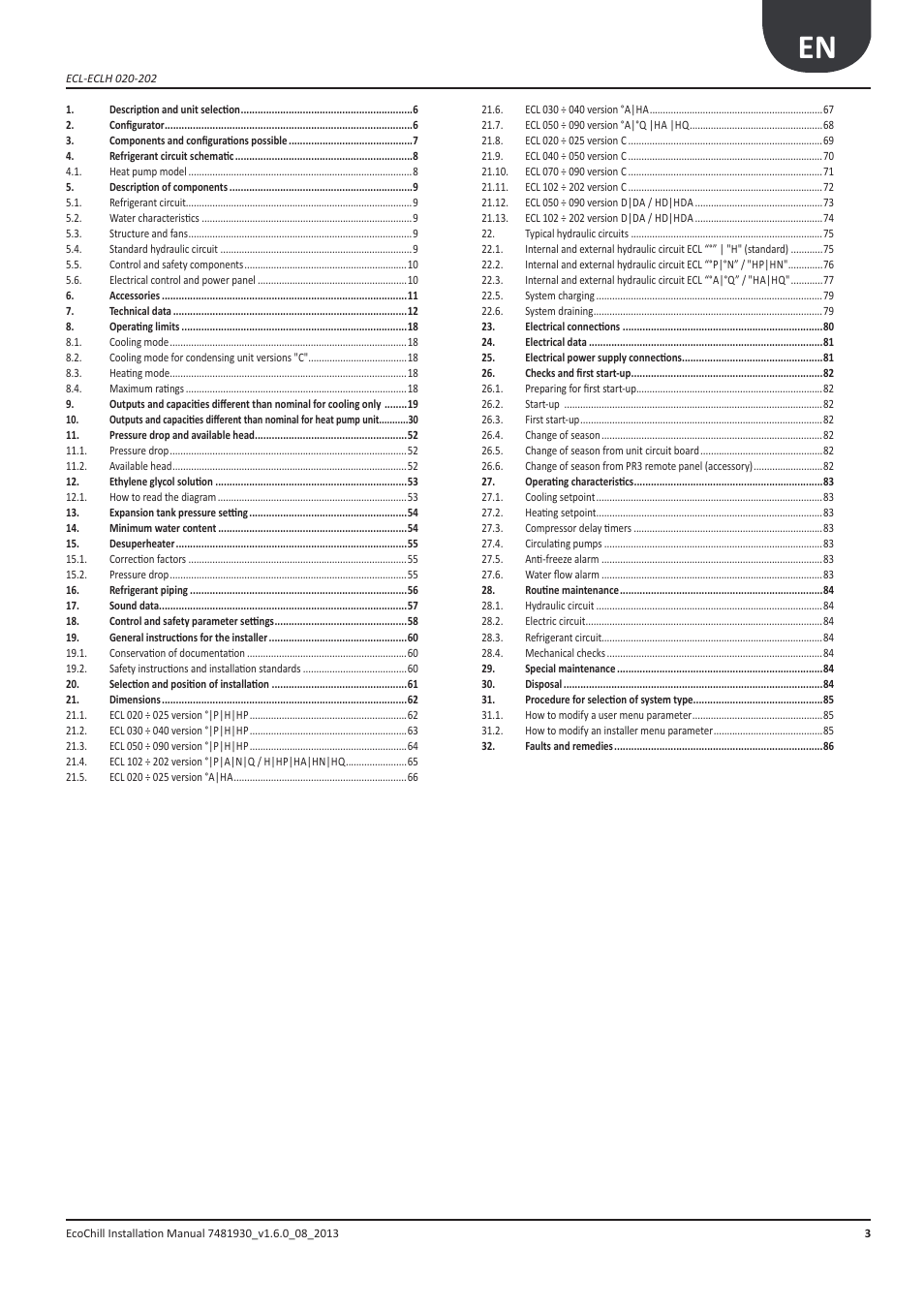 Airedale EcoChill 6kW - 46kW User Manual | Page 3 / 88