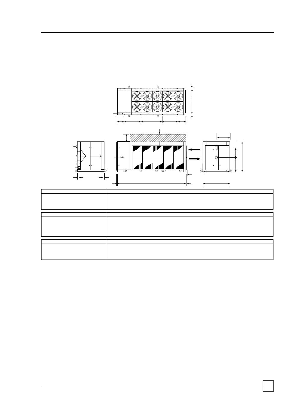 Double row fans - /2, Chillers ultima compact freecool, Dimension data | Chillers | Airedale Ultima Compact FreeCool 30kW - 450kW User Manual | Page 53 / 62