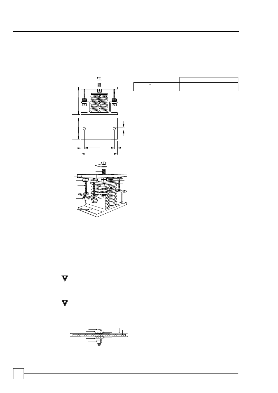 Anti vibration mounting (optional), Ultima compact freecool chillers, Installation data | Airedale Ultima Compact FreeCool 30kW - 450kW User Manual | Page 58 / 62