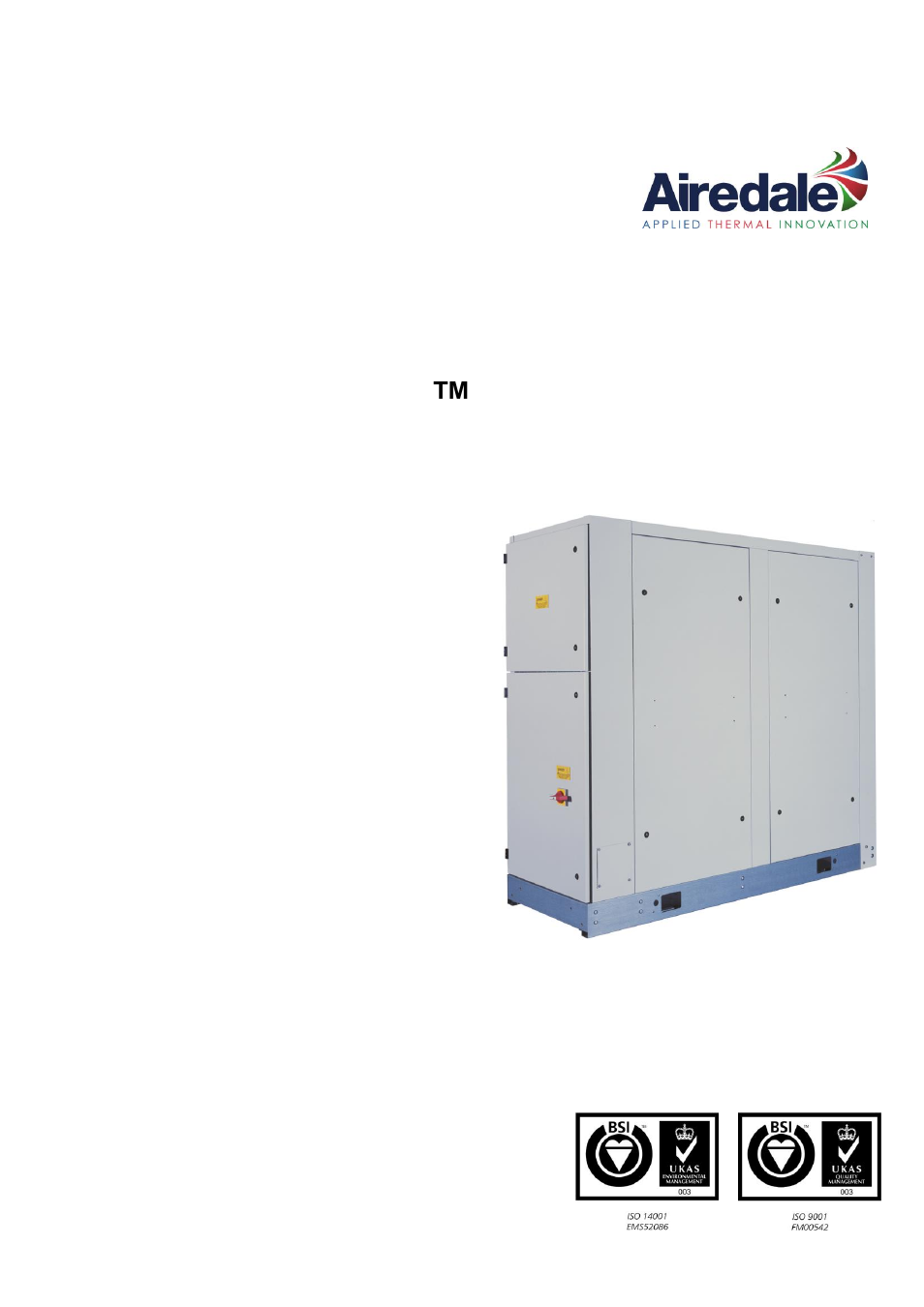 Airedale Ultima Remote Air Cooled 75kW - 450kW User Manual | 40 pages