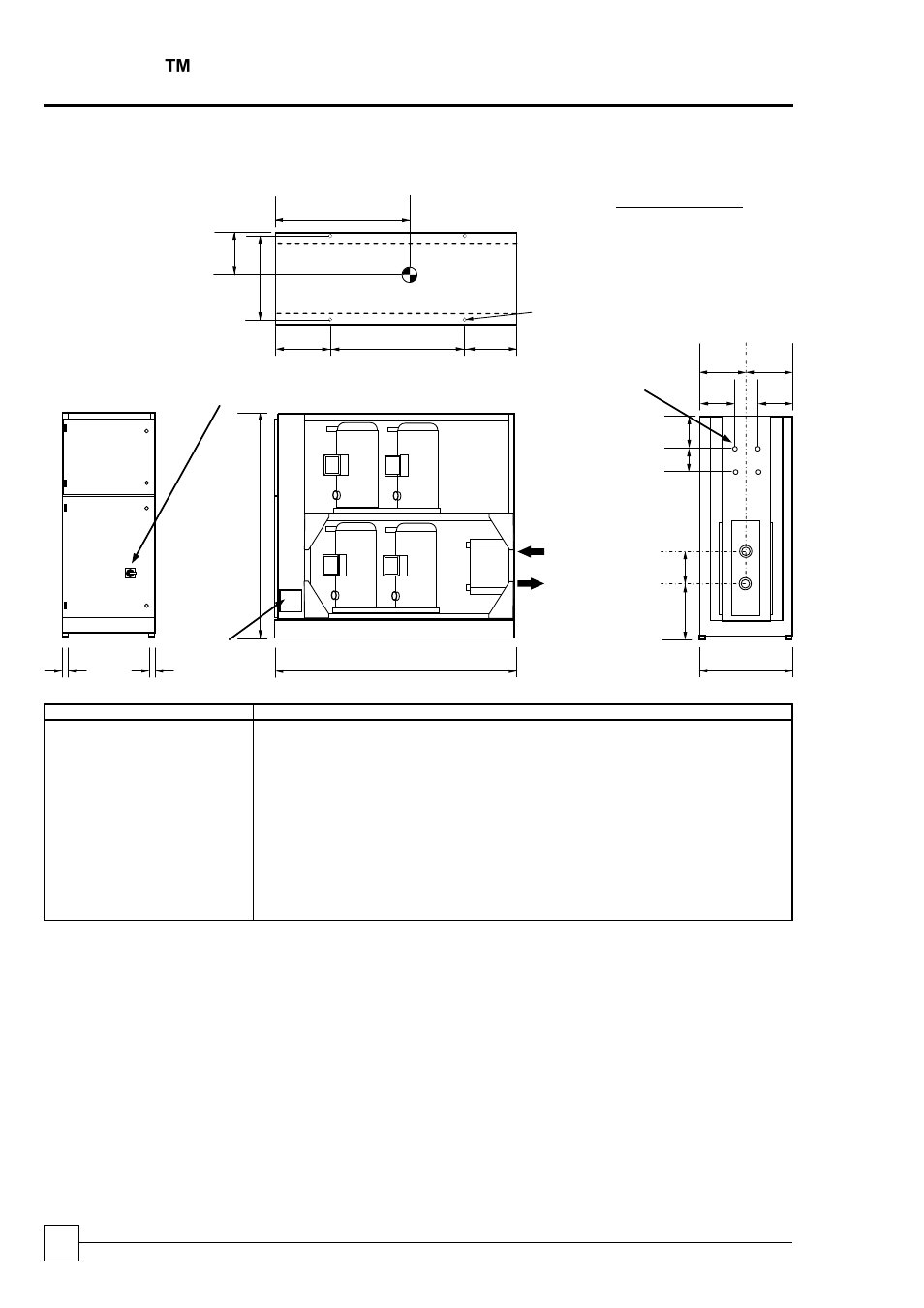 Dimensions, Ultima ™ remote air cooled chillers, General specification | Ab 1850 j k l m | Airedale Ultima Remote Air Cooled 75kW - 450kW User Manual | Page 26 / 40