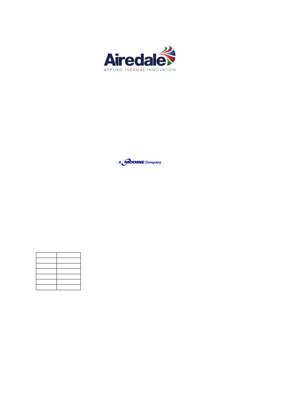 Airedale BluCube 10-48kW User Manual | Page 64 / 64