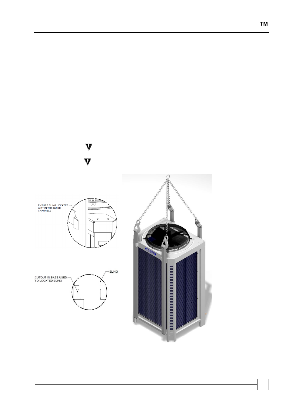 Installation data, Lifting, Condensing units blucube | Airedale BluCube 10-48kW User Manual | Page 9 / 74