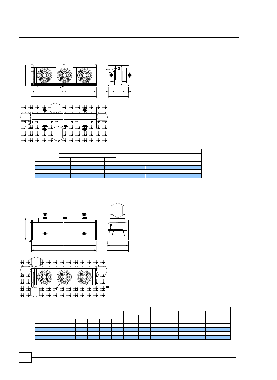 Condensers, Precision air conditioning, Vertical case size 3 (3 fans) | Airedale Air Cooled Condensers R410A User Manual | Page 12 / 26