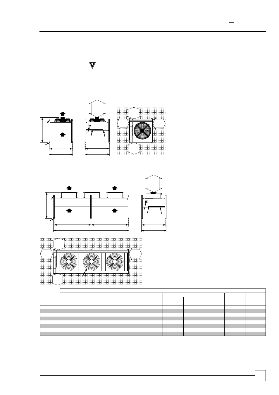 Dimensions / weights / positioning - vertical, Installation data, Condensers | Important, Standard condenser fan (cr12 - cr30 shown) | Airedale Air Cooled Condensers R410A User Manual | Page 9 / 24