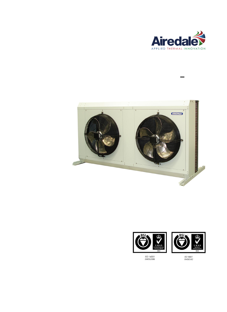 Airedale Dry coolers DR10 User Manual | 26 pages