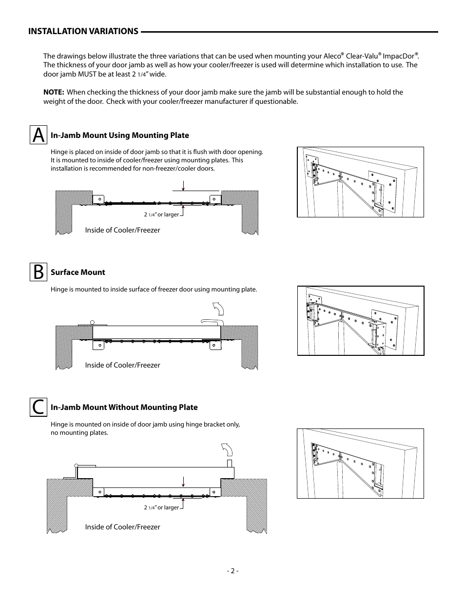 C-v instructions p 2 | Aleco Clear-Valu User Manual | Page 2 / 4