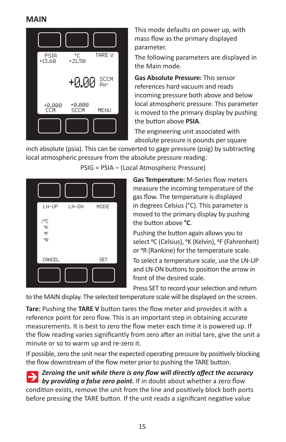 Main | Alicat M Series Mass Flow Meter User Manual | Page 15 / 74