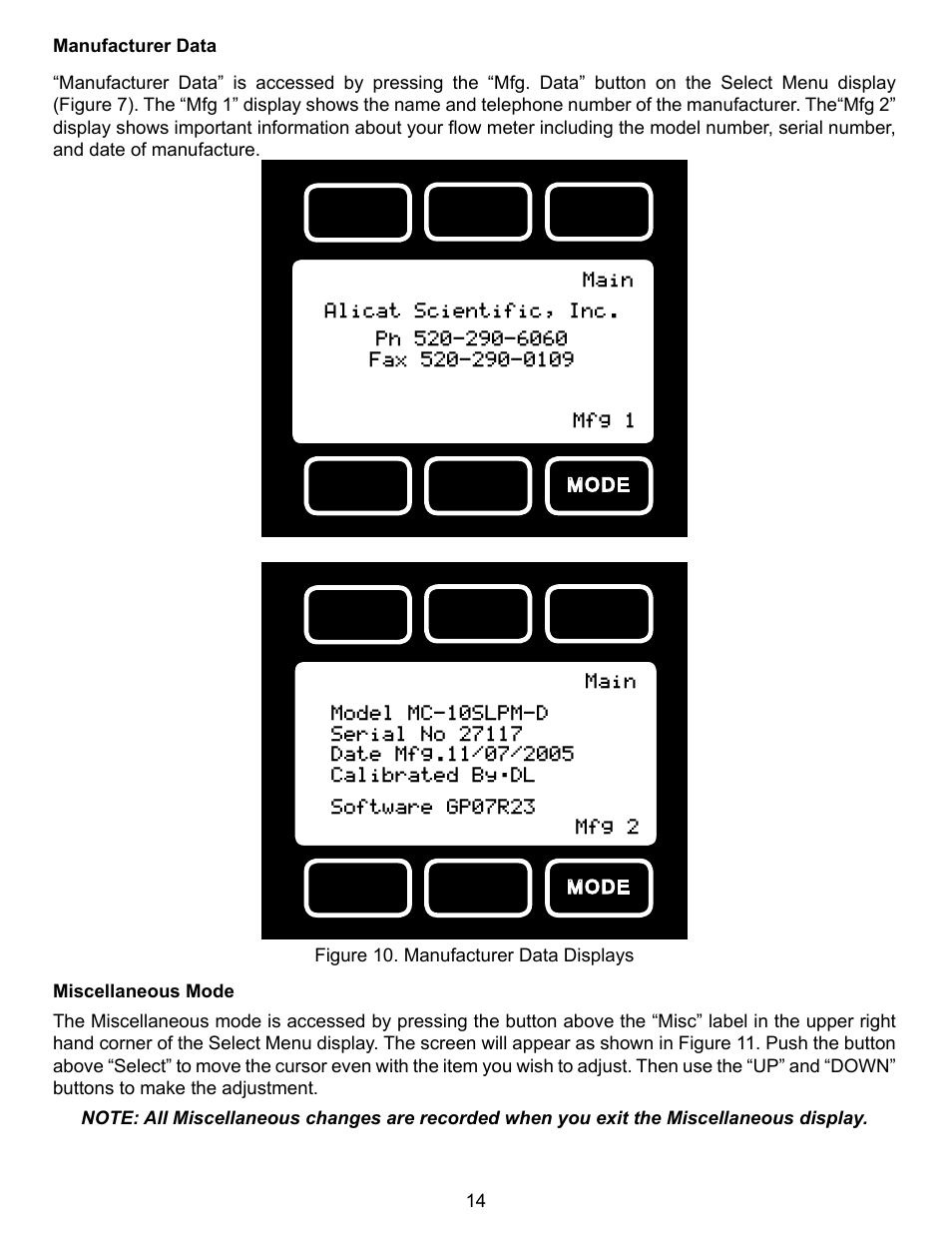 Alicat V Series Volumetric Flow Meter User Manual | Page 16 / 48