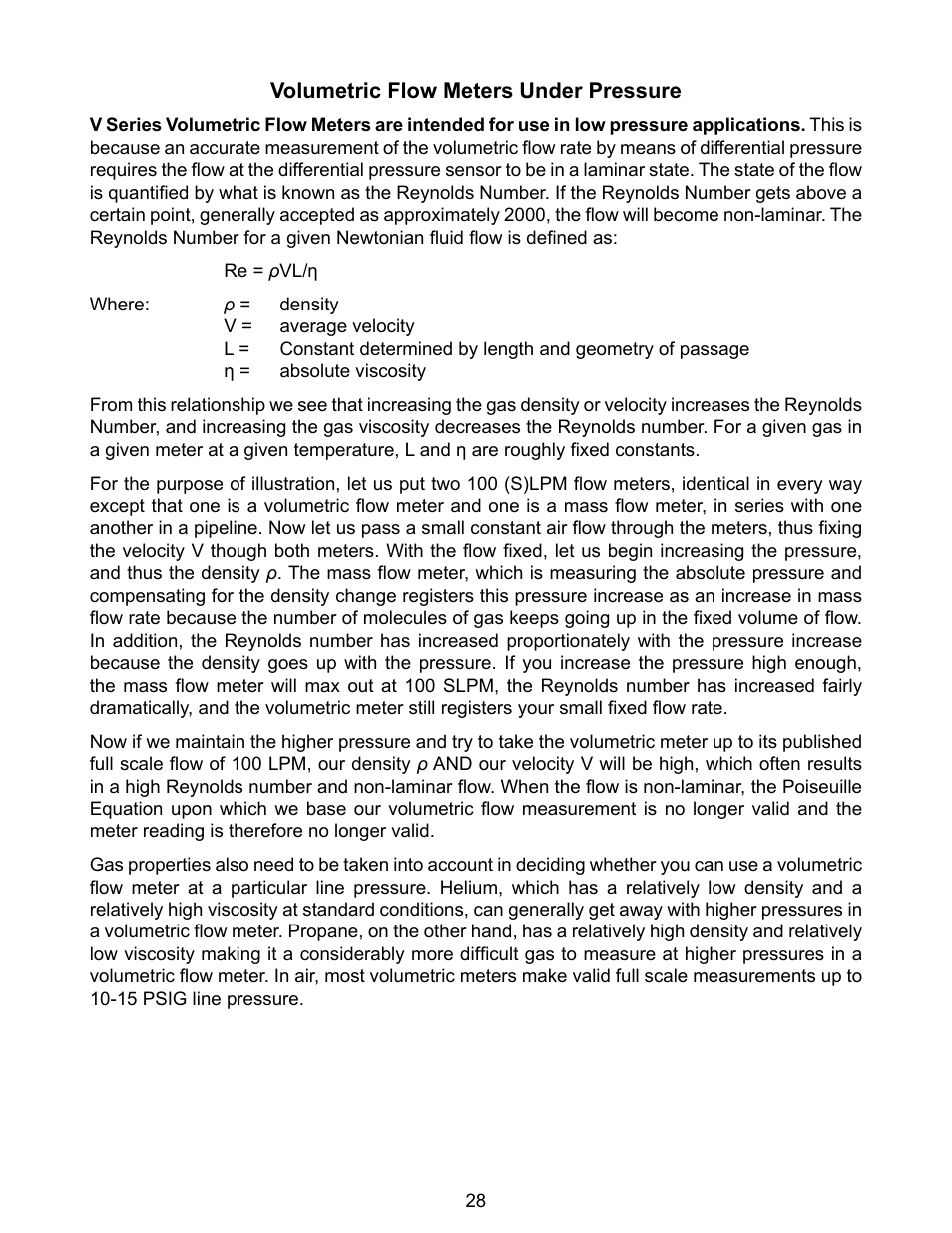 Alicat V Series Volumetric Flow Meter User Manual | Page 30 / 48