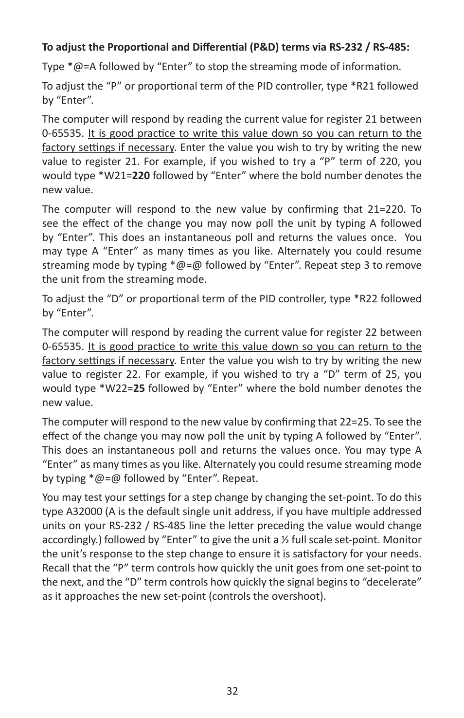 Alicat MC Series Mass Flow Controller User Manual | Page 32 / 88