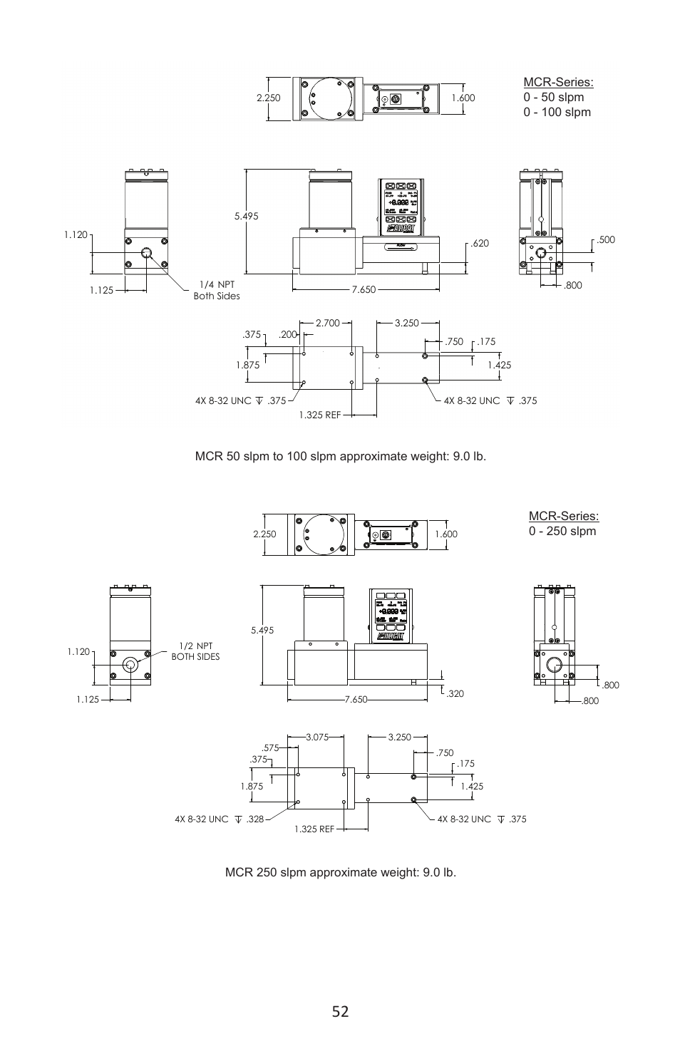 Alicat MC Series Mass Flow Controller User Manual | Page 52 / 88