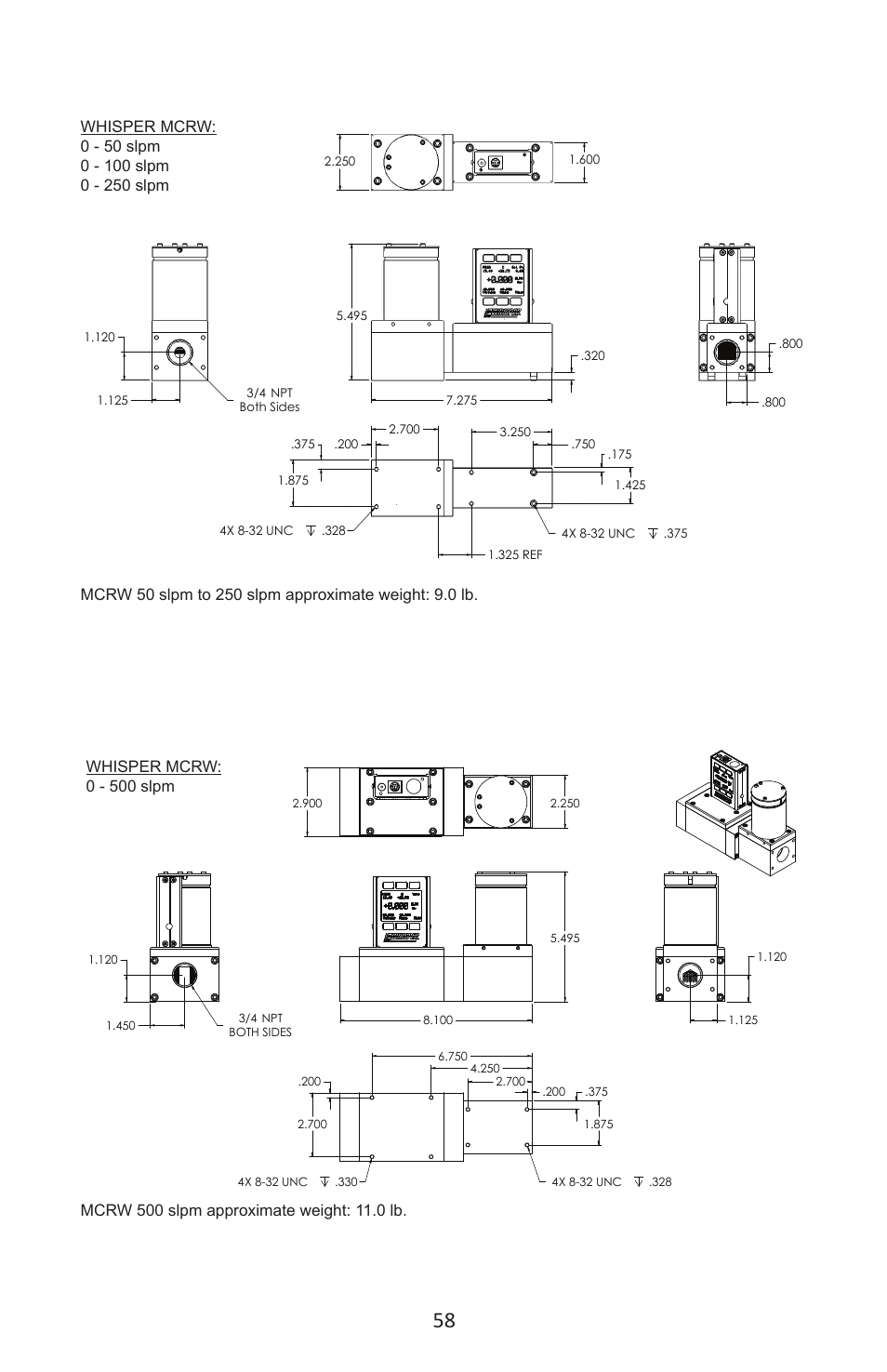 Alicat MC Series Mass Flow Controller User Manual | Page 58 / 88