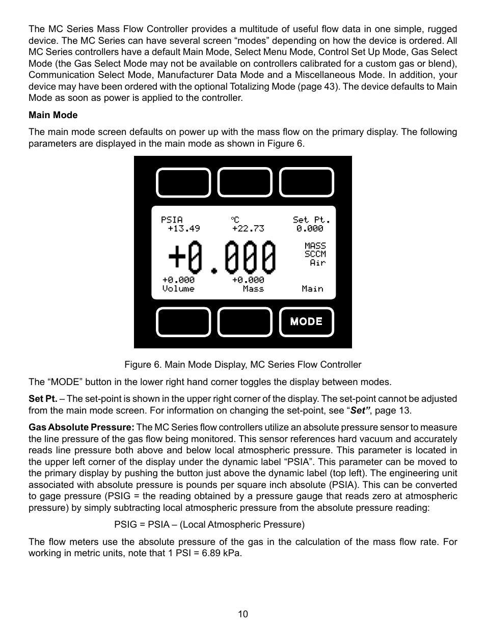 Alicat VC Series Volumetric Flow Controller User Manual | Page 10 / 50