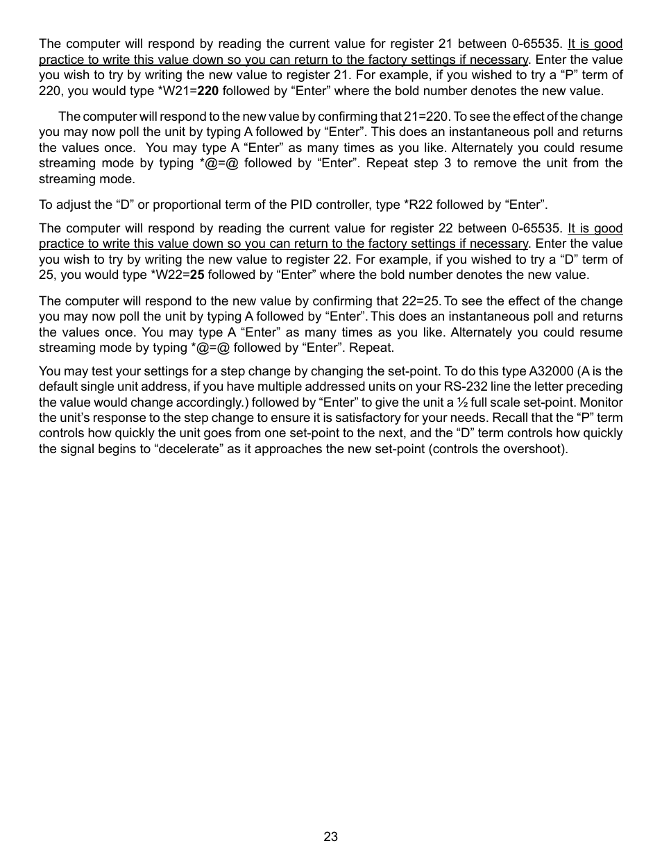 Alicat VC Series Volumetric Flow Controller User Manual | Page 23 / 50
