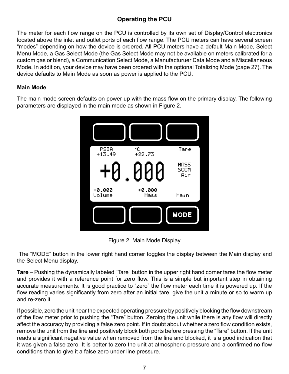 Alicat PCU Portable Calibration Unit User Manual | Page 7 / 27