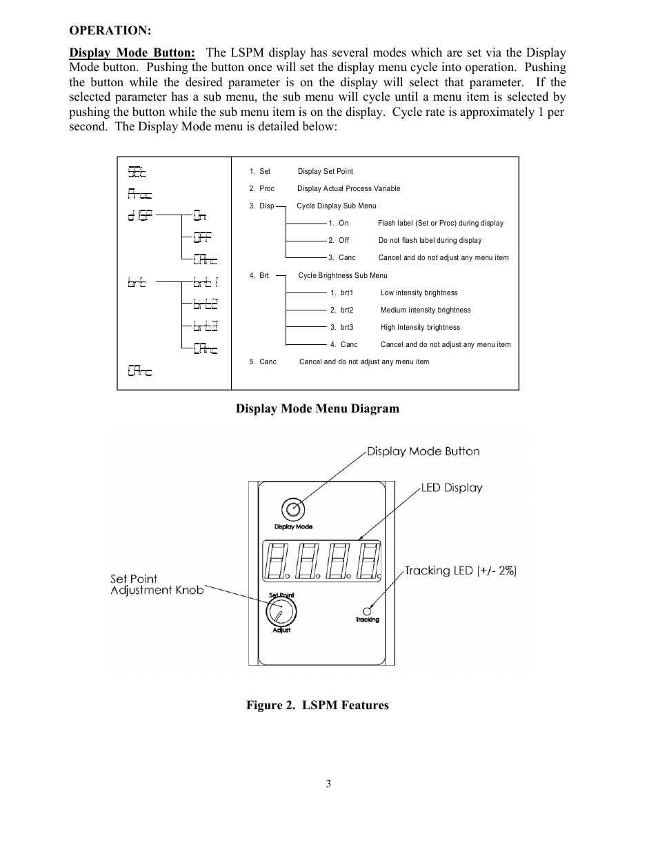Operation | Alicat Local SetPoint Module User Manual | Page 5 / 8