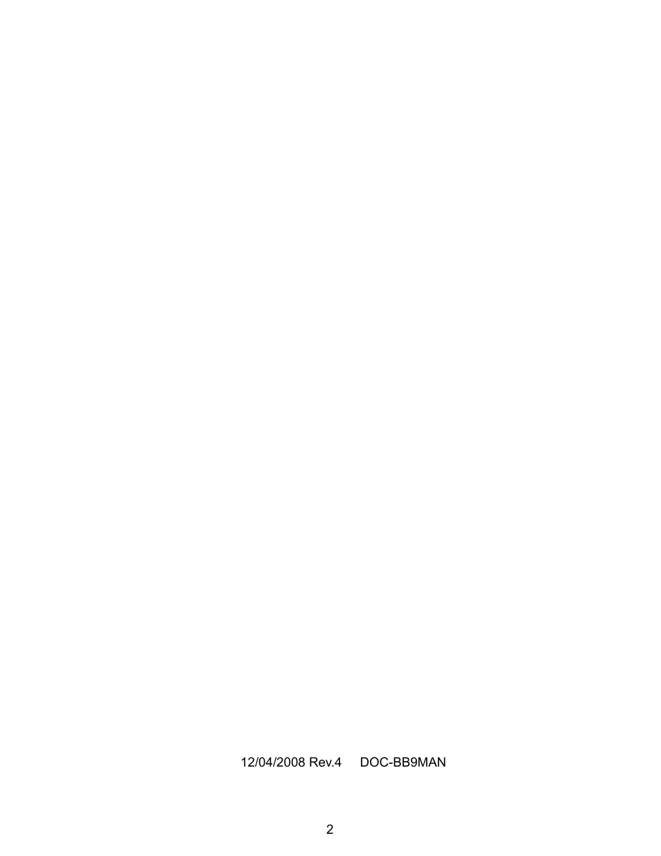 Alicat BB9 User Manual | Page 2 / 7