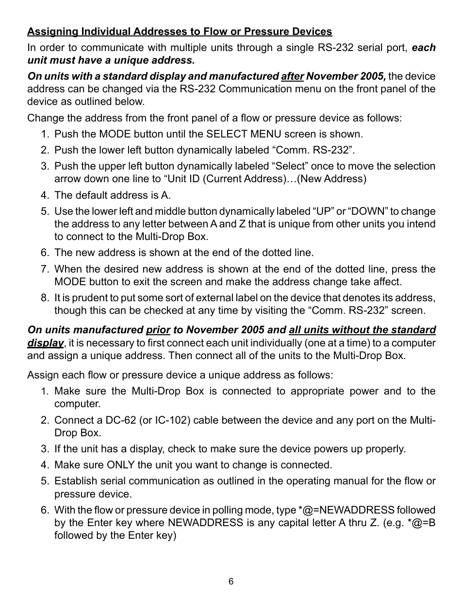 Alicat BB9 User Manual | Page 6 / 7