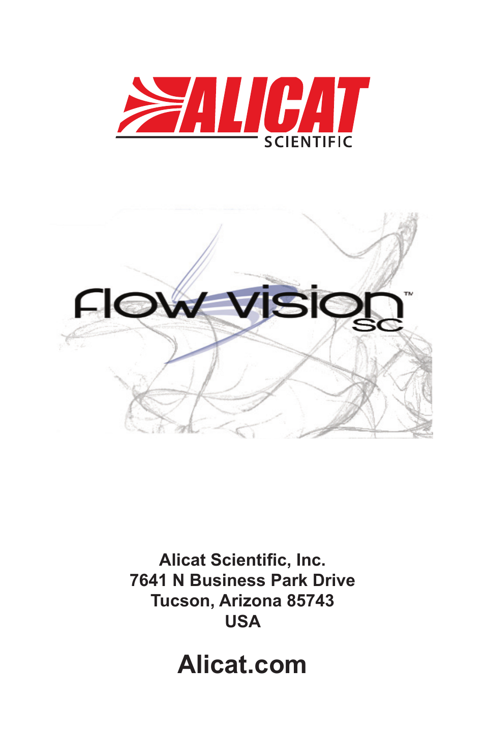 Alicat Flow Vision SC User Manual | 40 pages