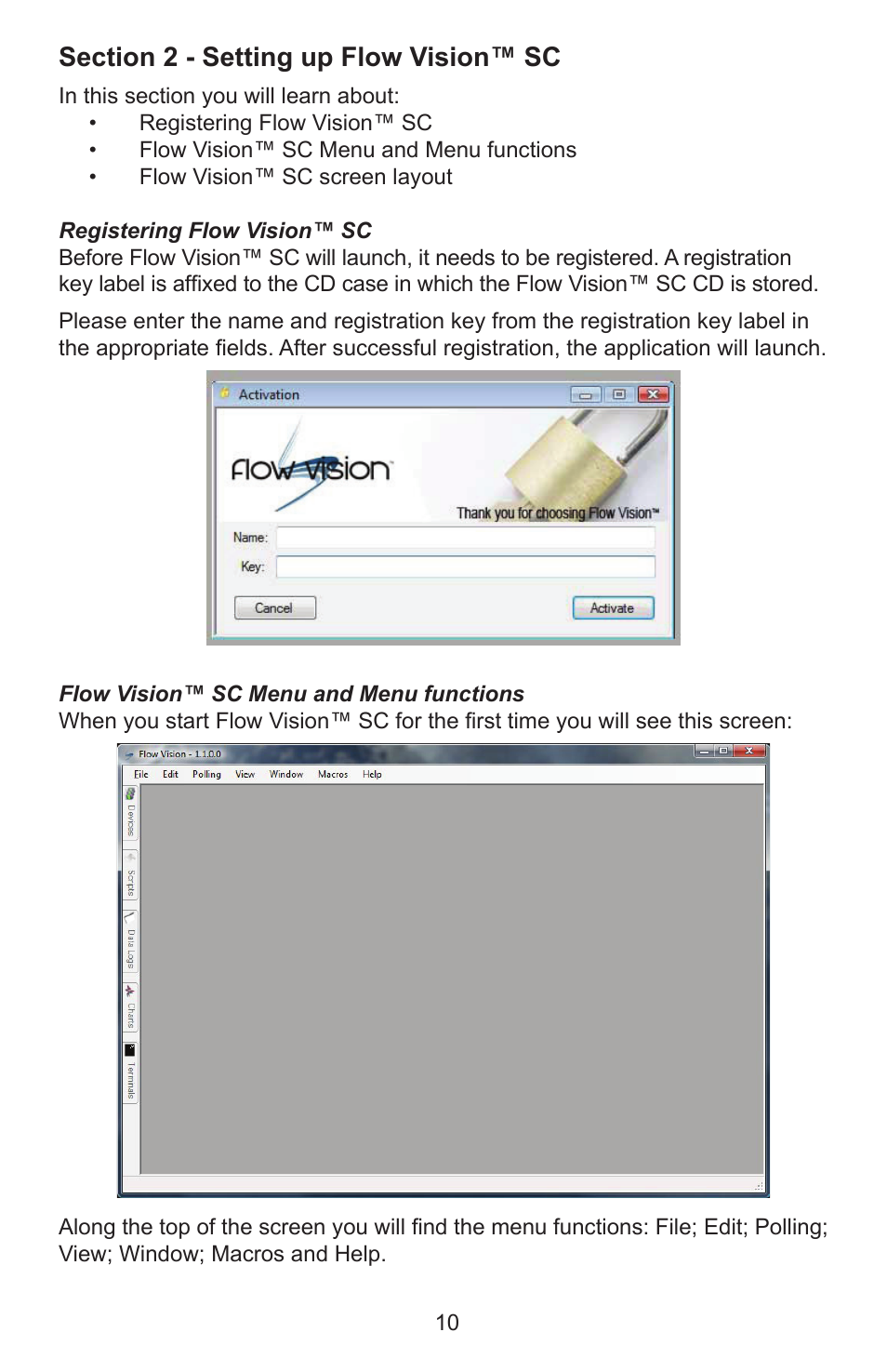 Alicat Flow Vision SC User Manual | Page 10 / 40