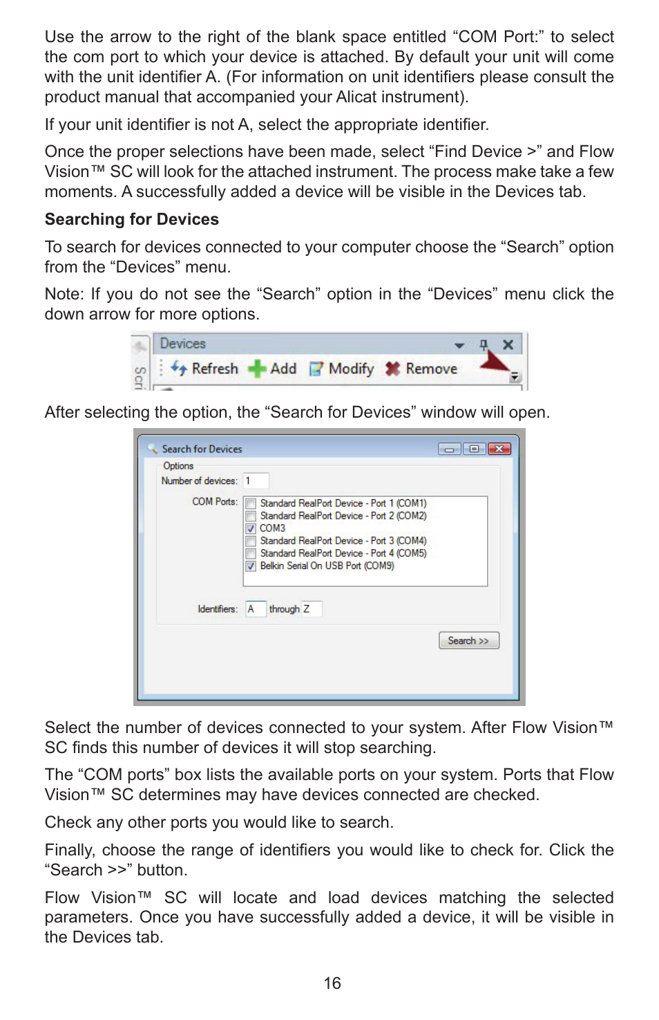 Alicat Flow Vision SC User Manual | Page 16 / 40