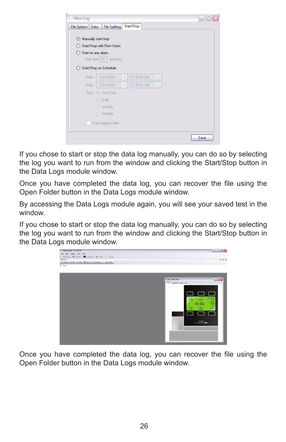 Alicat Flow Vision SC User Manual | Page 26 / 40