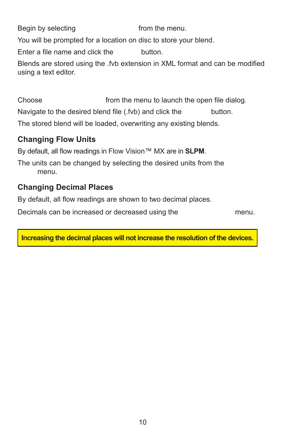 Alicat Flow Vision MX User Manual | Page 10 / 12