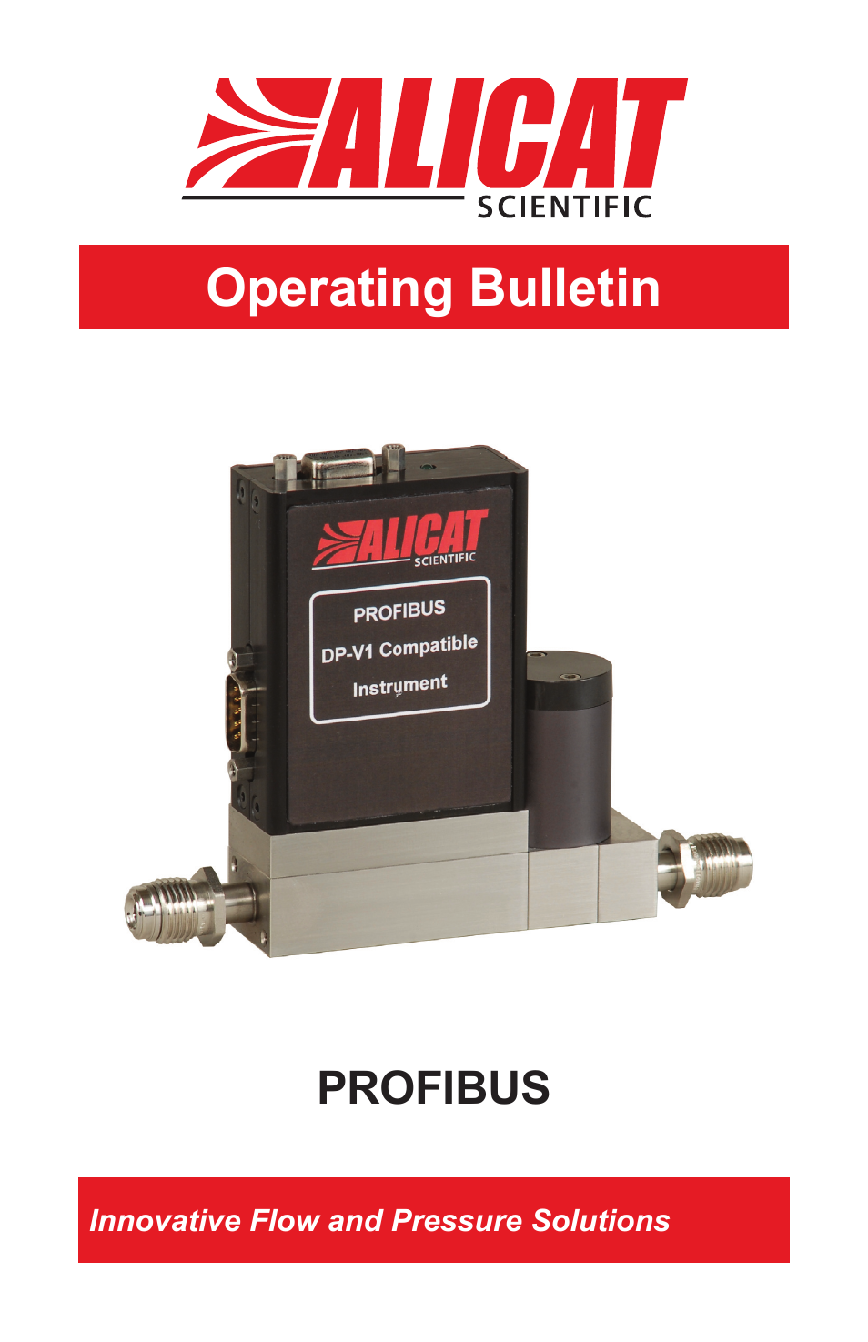 Alicat PROFIBUS User Manual | 12 pages