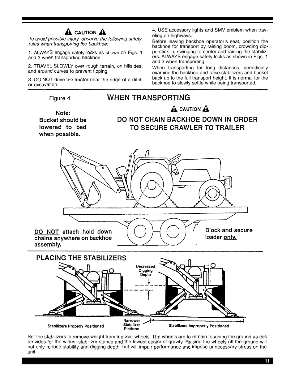 Amerequip 8600 Backhoe User Manual | Page 10 / 55