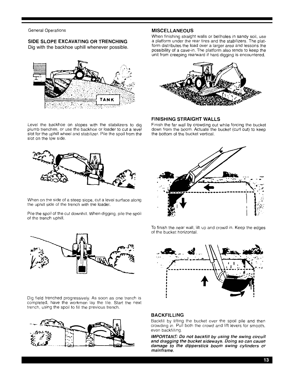 Amerequip 8600 Backhoe User Manual | Page 12 / 55