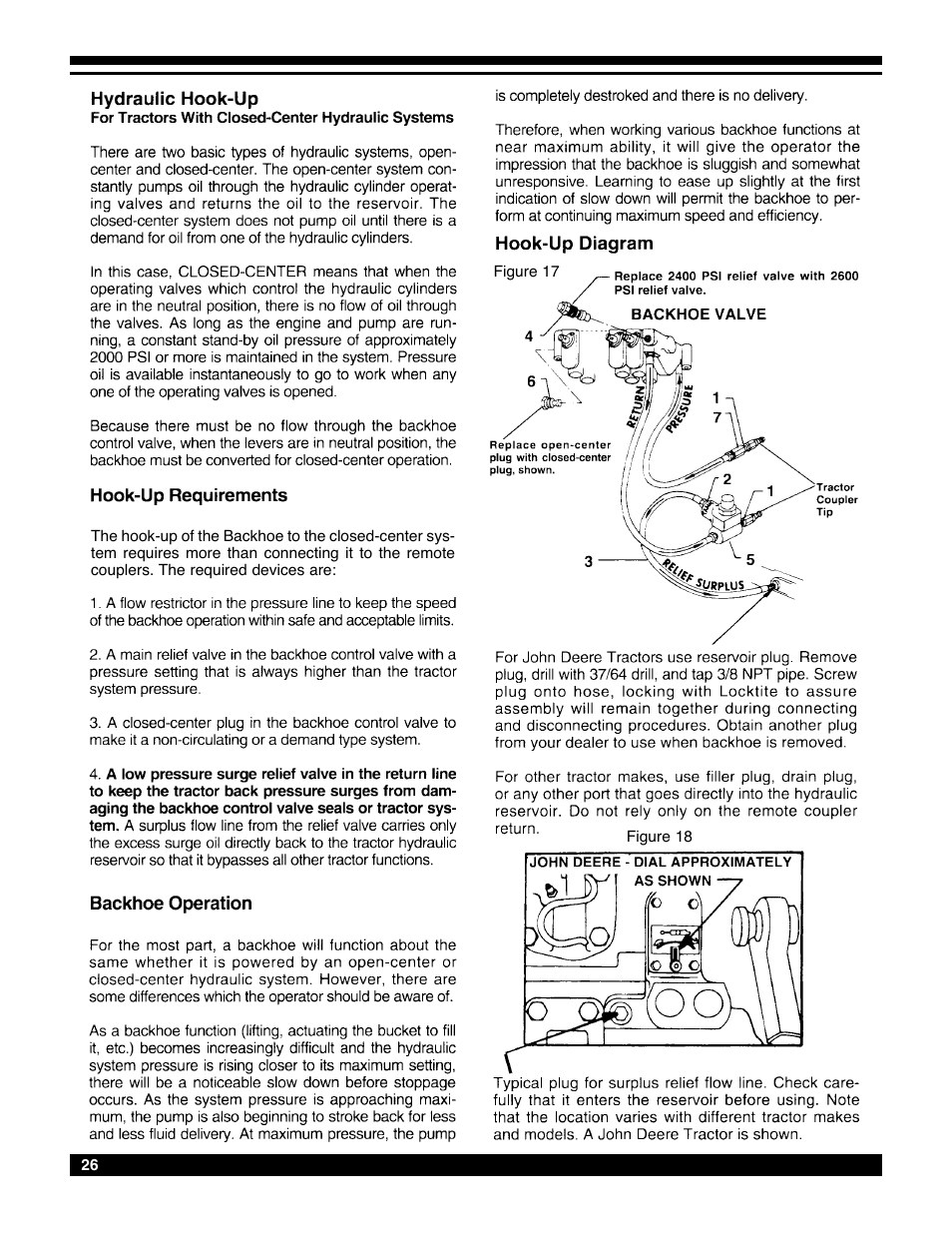 Amerequip 8600 Backhoe User Manual | Page 25 / 55