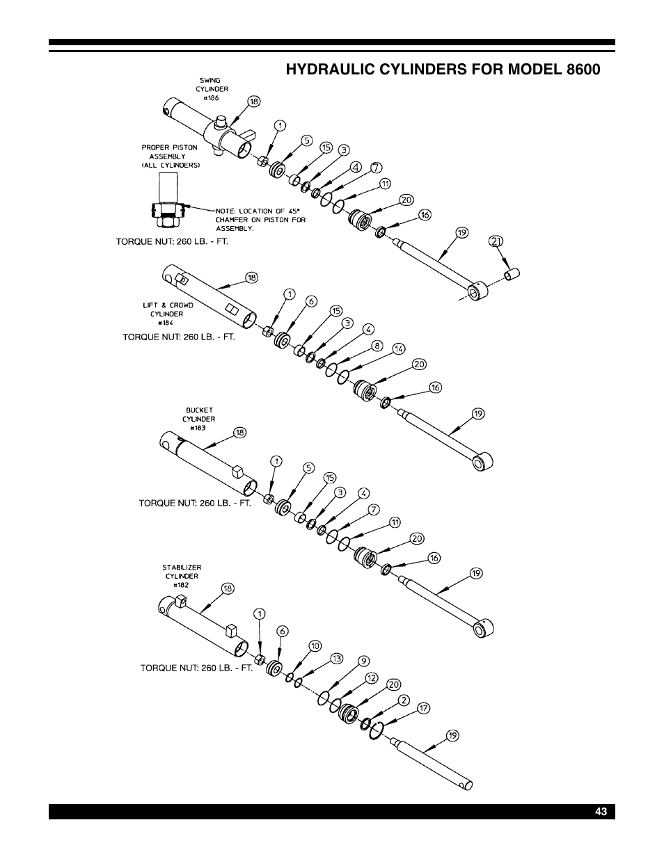 Amerequip 8600 Backhoe User Manual | Page 42 / 55