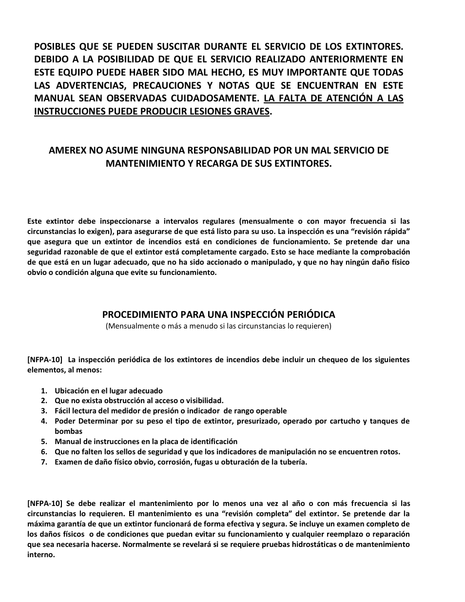 Amerex 05602 User Manual | Page 3 / 11